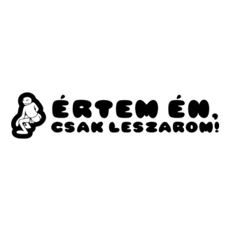 Értem én, csak leszarom - figurás