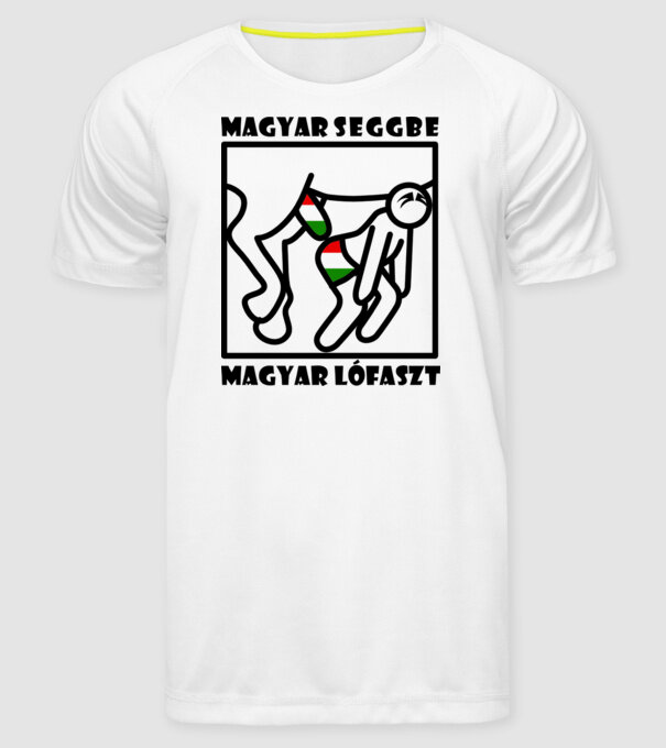  minta fehér pólón