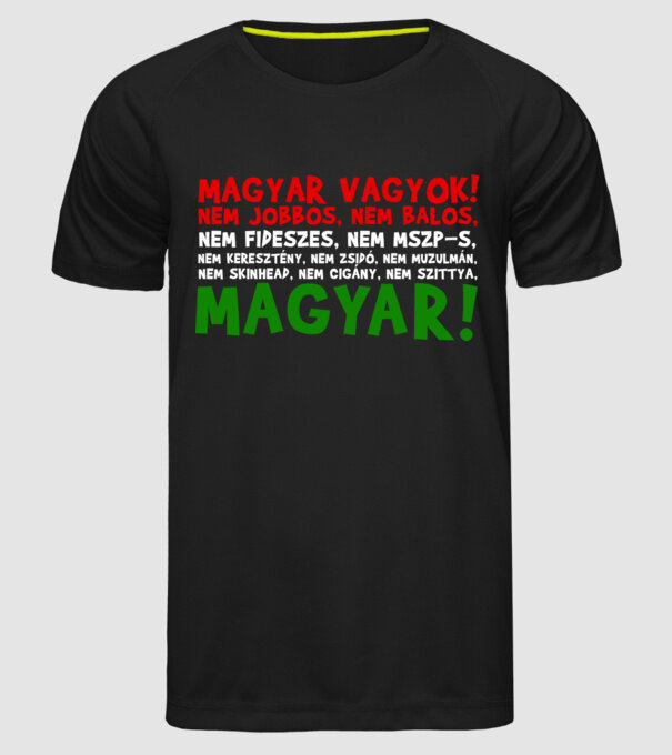  minta fekete pólón