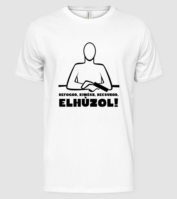  minta fehér pólón