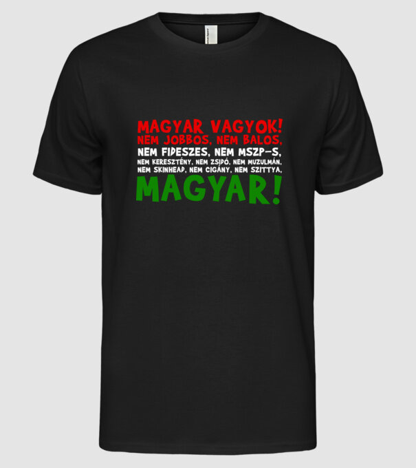  minta fekete pólón