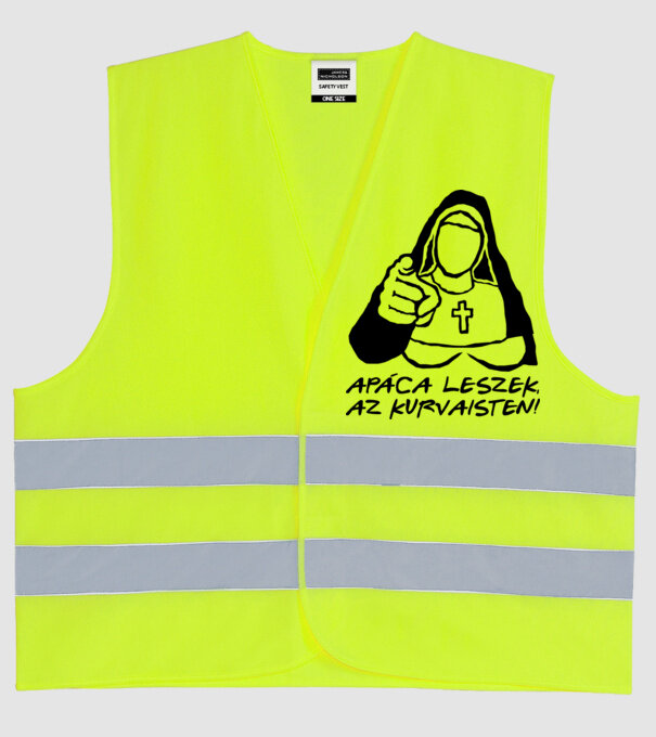  minta neonsárga pólón