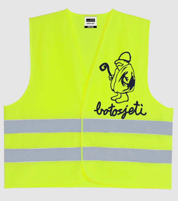 minta neonsárga pólón