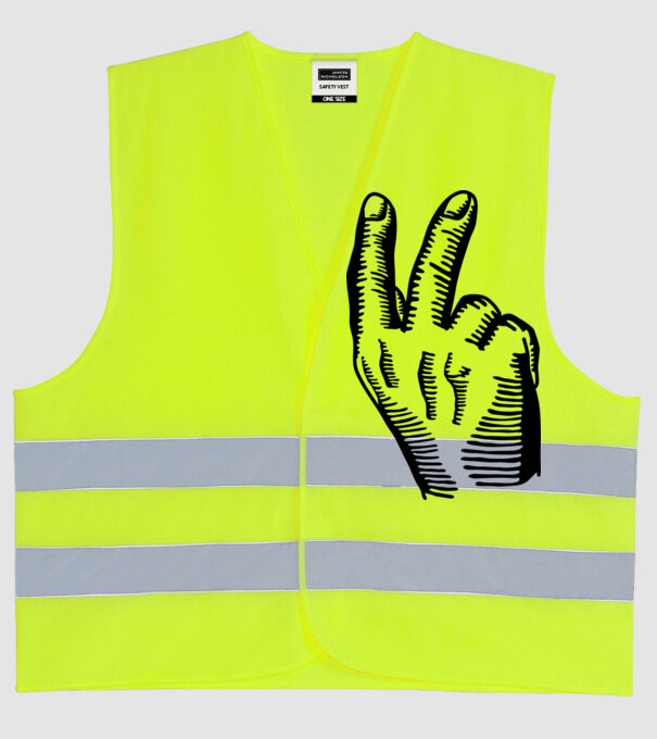  minta neonsárga pólón