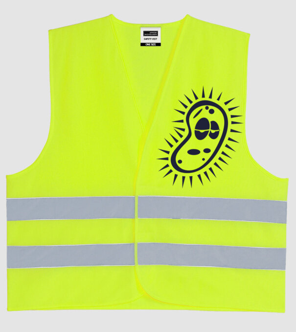  minta neonsárga pólón