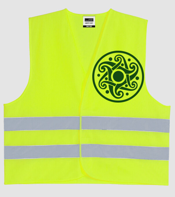  minta neonsárga pólón
