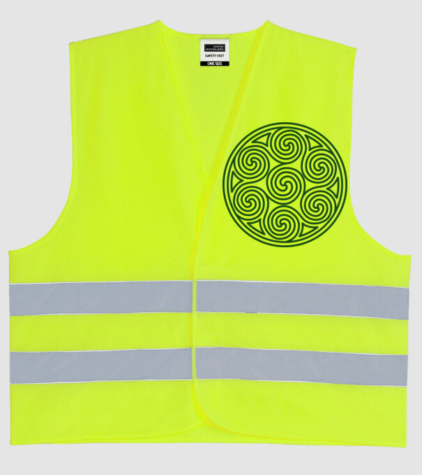  minta neonsárga pólón