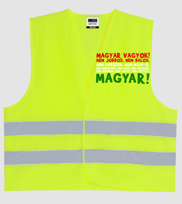  minta neonsárga pólón